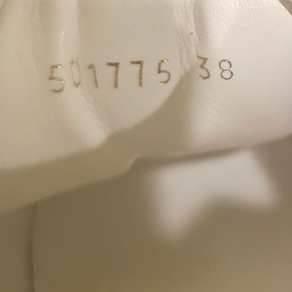 STELLA MCCARTNEY Vegan/Eco Leather Low Top Sneaker - Size 38 / 7 - Picture 8 of 9